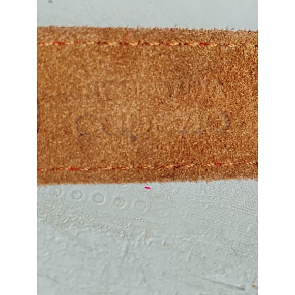 Capezio Argentina Belt Genuine Leather Cherry Red Size XXSmall - Picture 6 of 7